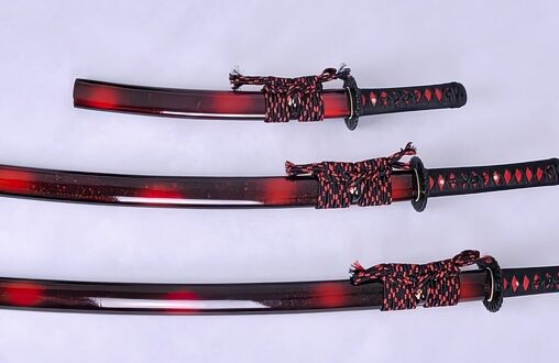 Japanese Sword Set: Katana, Wakizashi, Tanto