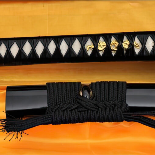 Katana Damascus Steel Sword Musashi Full Tang