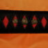 Red Katana Damascus Steel Sword Folded Full Tang