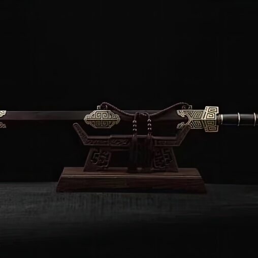 Shi Huang Jian Damascus Folded Steel Sword