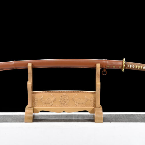 WW2 Japanese Type 98 Gunto Katana Damascus Steel Sword Hazuya Blade