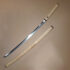 Shirasaya Katana 1095 Carbon Steel Sword Folded