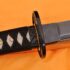Japanese Samurai Sword Black Oil Quenched Blade
