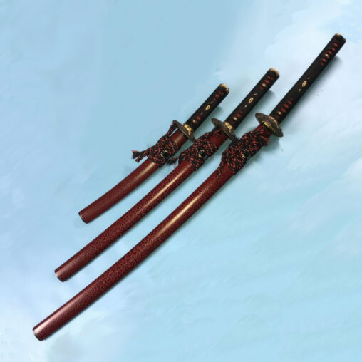 Samurai Sword Set Tamahagane Steel Japanese