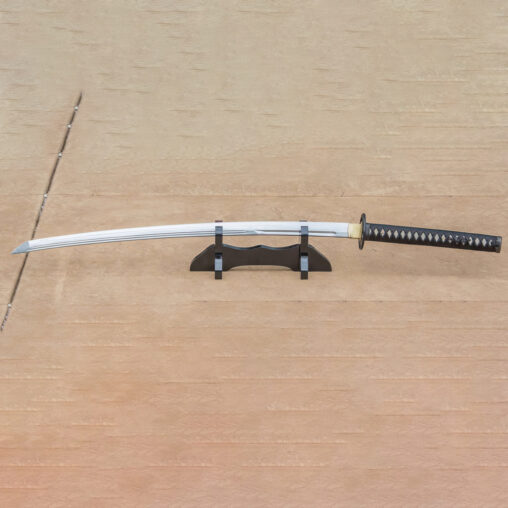 Shirasaya Katana San Mai Steel Sword Tomoe Motif