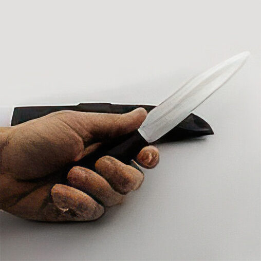 Viking Utility Knife (Seax), Leather Scabbard