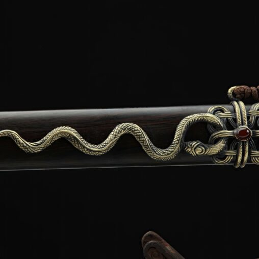 Jian Snake Sword Clay Tempered Pattern Steel