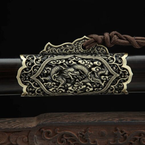 Tang Dao Sword Dragon Theme Pattern Steel