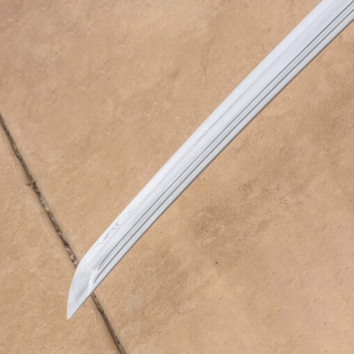 Shirasaya Katana San Mai Steel Sword Tomoe Motif