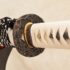 Katana 9260 Spring Steel Sword Traditional Peony Tsuba