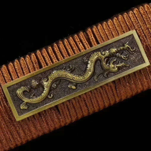 Han Jian Dragon Style Damascus Folded Blade