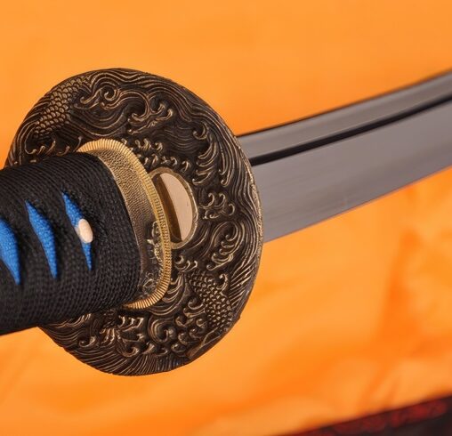Katana 1060 Carbon Steel Sword Sea Dragon Blade