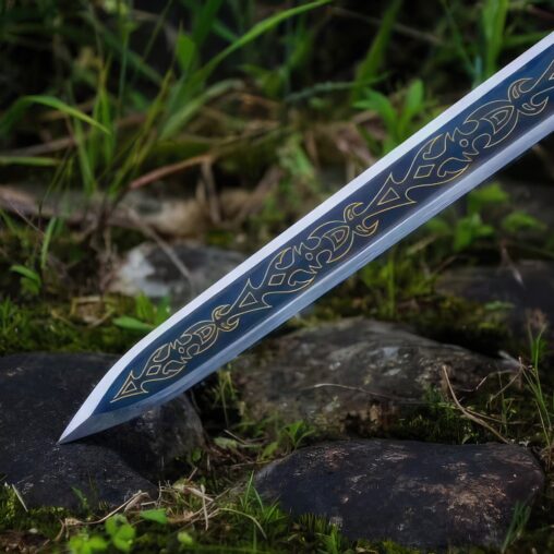 Chinese Jian 1095 Carbon Frost Blade