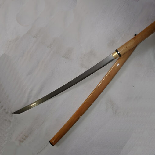 Shirasaya Katana T10 Steel Sword Hira Zakuri