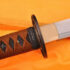 Katana Damascus Steel Sword Bamboo Theme Blade