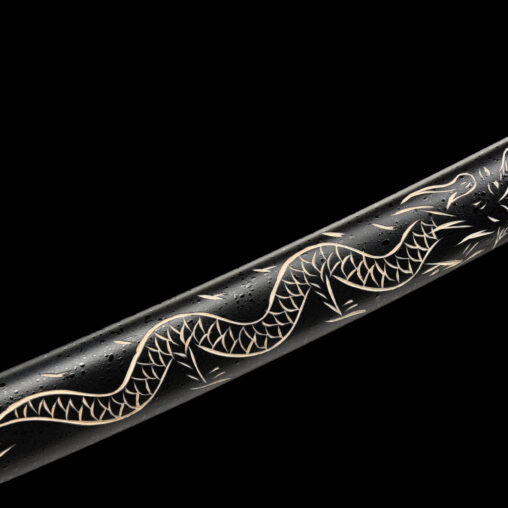 Real Dragon Katana T10 Steel Sword