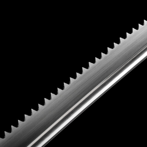 Serrated Katana 1060 Carbon Steel Blade