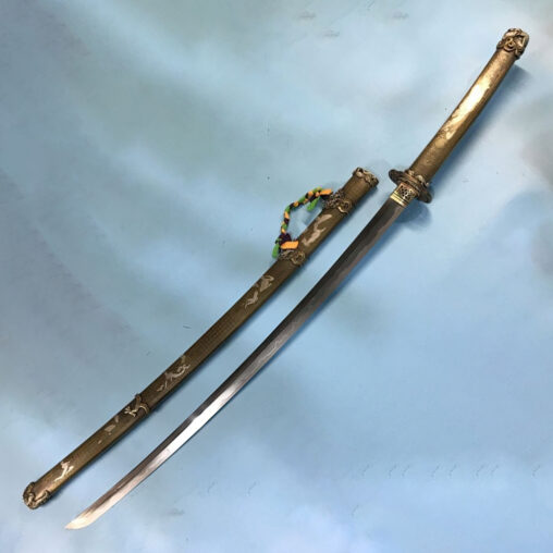 O-Tachi Tamahagane Steel Sword Shunga