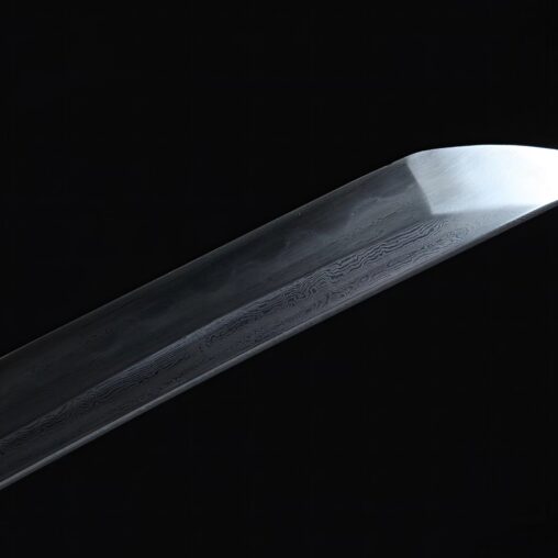 Tachi Damascus Steel Sword Tempered Magpie & Plum