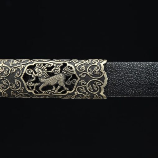 Kirin Tang Jian Sword Chinese Folded Steel