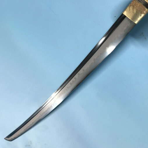 Wakizashi T10 Steel Sword Choji Hamon Ume