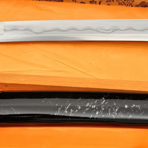 Katana Damascus Steel Sword Clay Tempered Iron Koshirae