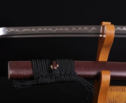 Damascus Snake&Monkey Koshirae Samurai Sword