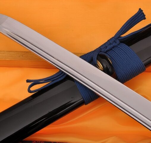Katana 1060 Carbon Steel Sword Dragon V Snake Full Tang