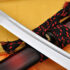 Tanto 1060 Carbon Steel Knife Black and Red Japanese