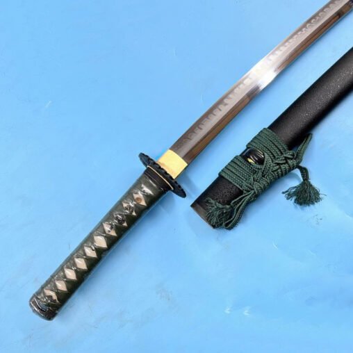 Wakizashi T10 Steel Sword Practical Gunome Hamon Shobu