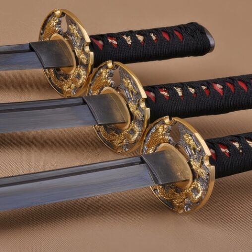 Samurai Daisho Set Black Full Tang Blade