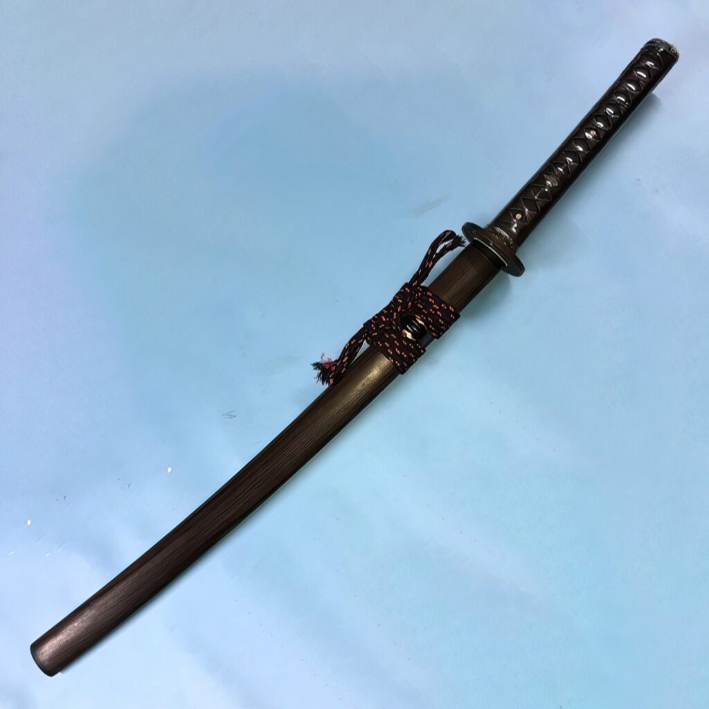 Jkoo Wakizashi 1095 Carbon Steel Sword Hira Zukuri