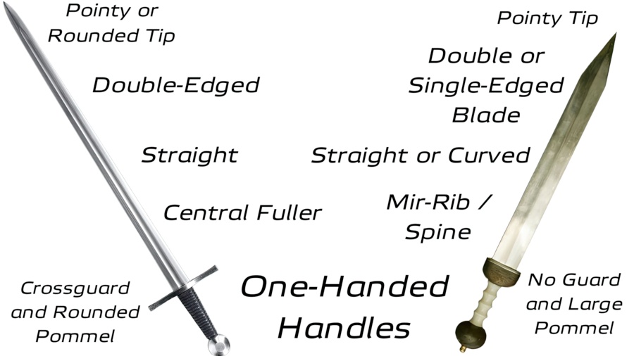 Arming Sword vs Short Sword Characteristics