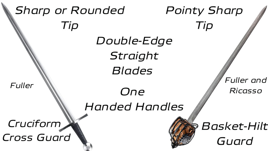 Broadsword vs Arming Sword Characteristics