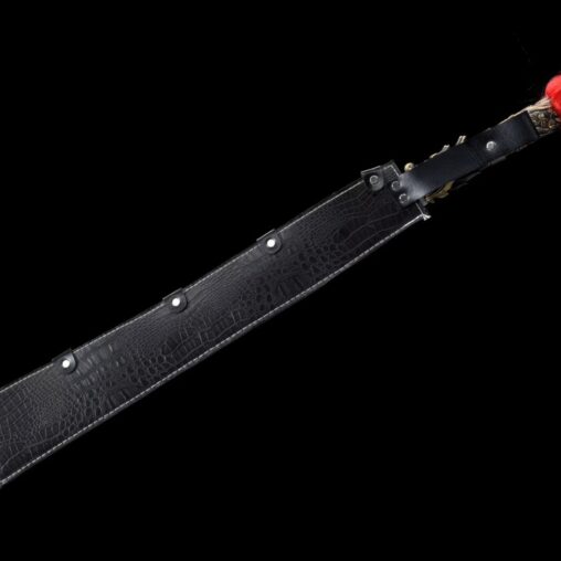 Chinese Sword Damascus Steel Snake Spear