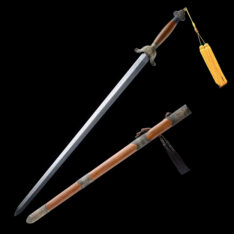Chinese Plum Blossom Jian Damascus Steel Sword