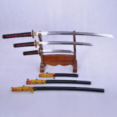 Daisho Set Kobuse Blade Dragon Theme Black Saya