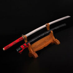 Katana Damascus Steel Sword Dragon Musashi Full Tang