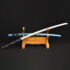 Katana Damascus Steel Sword Folded Dragon Clay Tempered