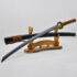 Katana 1060 Carbon Steel Sword Full Tang Black Blade Tsuba