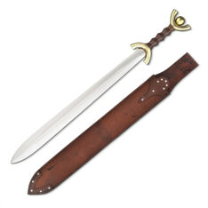 High Carbon Celtic Sword Sharp