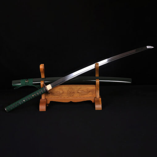 Iaito Katana 1060 Carbon Steel Sword Crane Theme Blade