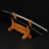 Iaito Training Sword 1060 Carbon Steel Sword Oil Quenched Full Tang
