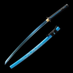 Japanese Katana Sword Blue T10 Steel