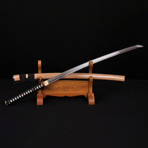 Katana Damascus Steel Sword Full Tang Blade