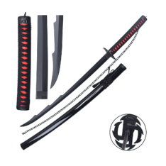 Wooden/Bamboo Bleach Cosplay Sword Spine Teeth Blade