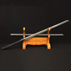 Ninjato Samurai Black Carbon Full Tang Sword