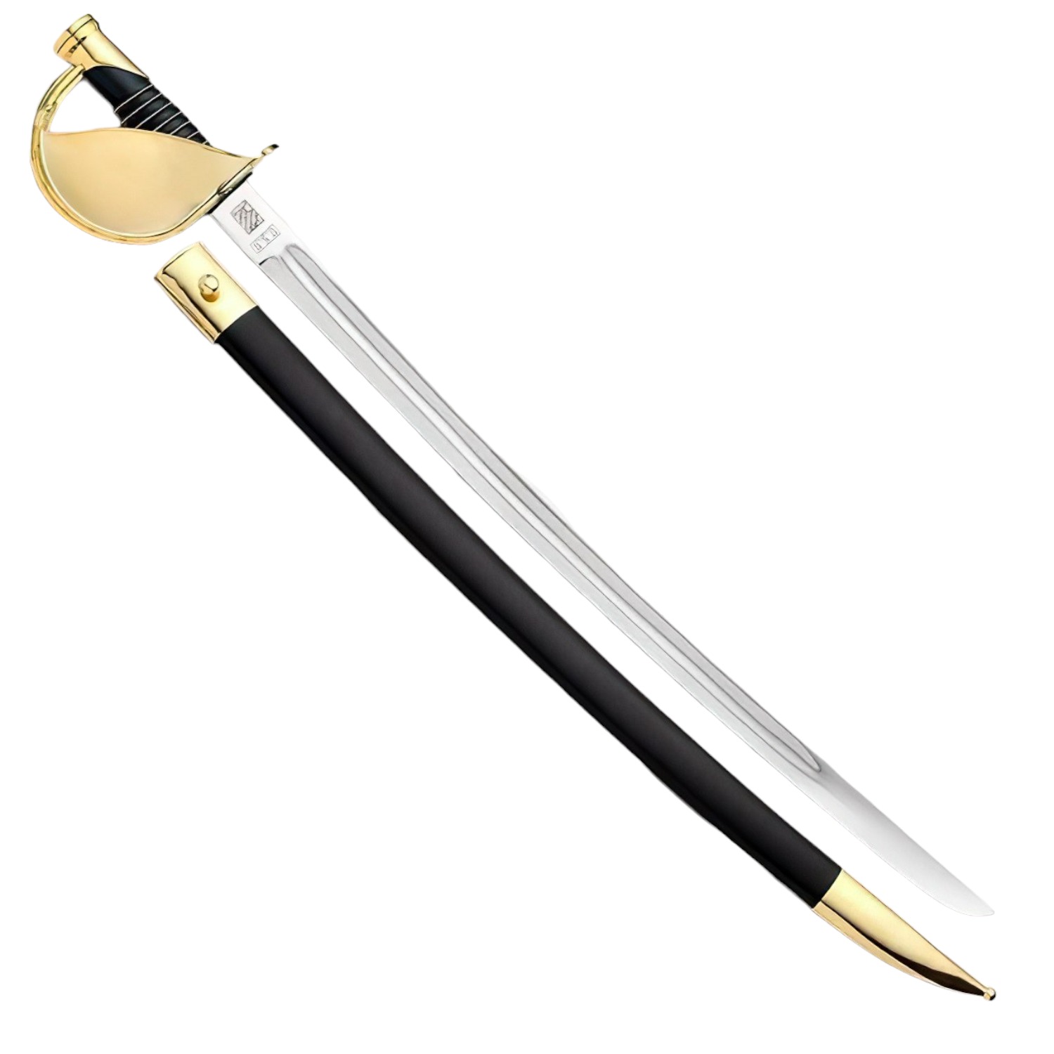 Main Official Navy CPO Cutlass with 24K Gold Plate with Scabbard