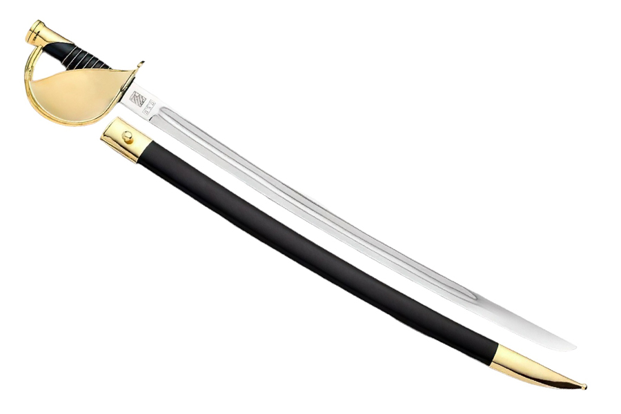 Main Official Navy CPO Cutlass with 24K Gold Plate