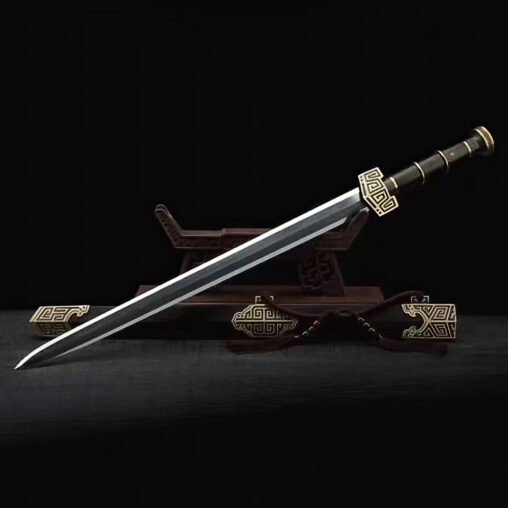 Shi Huang Jian Damascus Folded Steel Sword